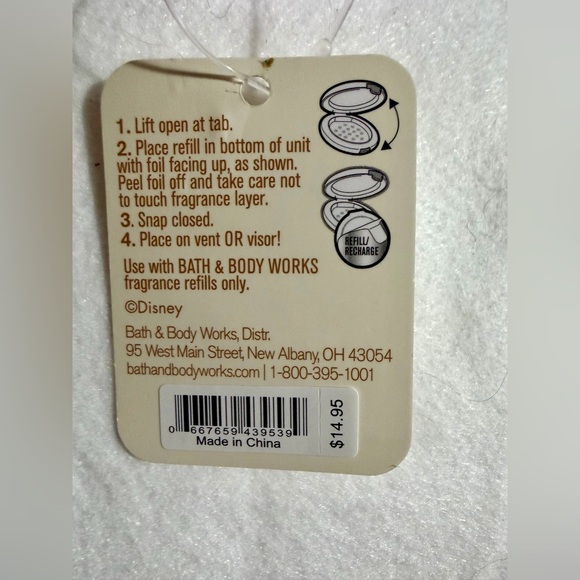 Disney Princess Bath & Body Works NWT Princess Castle Car Fragrance Holder NWT - Picture 5 of 8